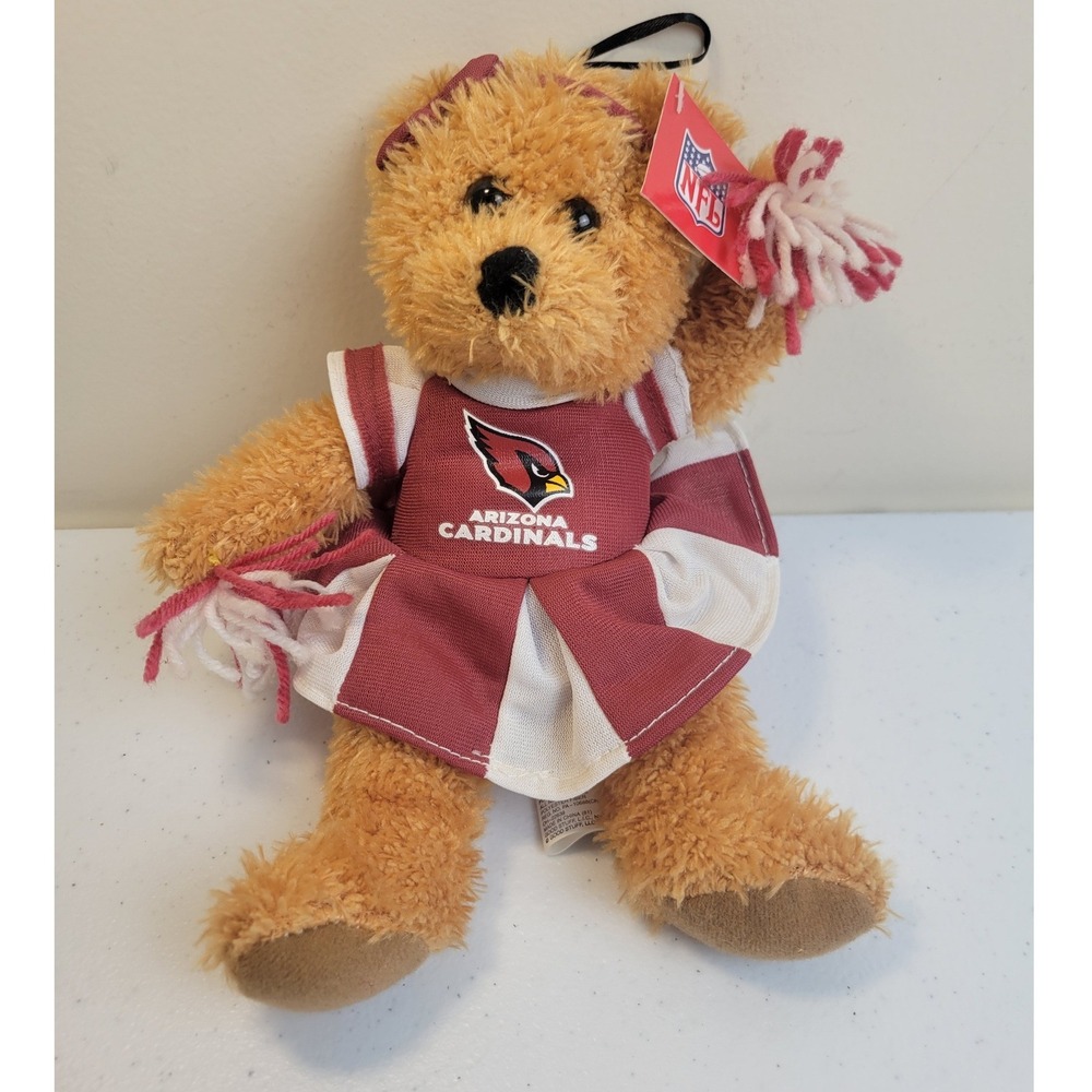 Good Stuff Arizona Cardinals Plush Bear Unisex 9in Maroon Excellent Cheerleader
